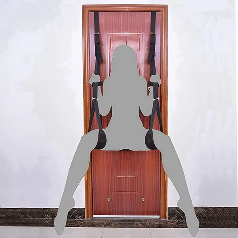 Penile delay Sex Swing, Soft Over-The-Door Sex Swing, Toys Bondage Restraints, Furniture for Bedroom, Love Slings for Ad