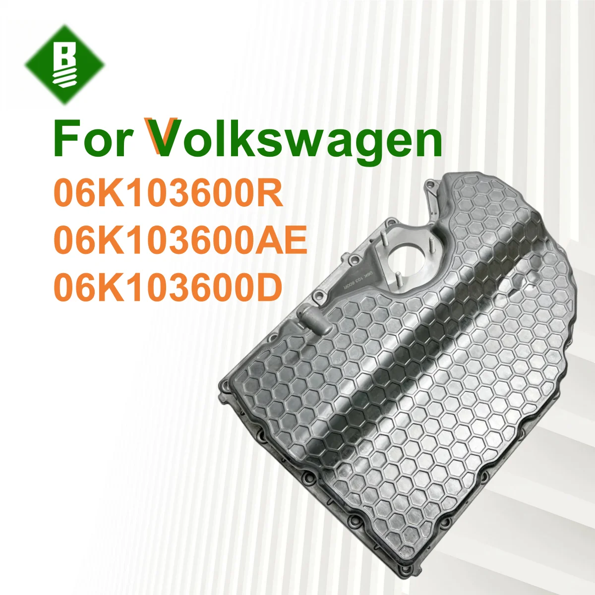Oil drain pan 06K103600R all aluminum alloy improved oil tray waste oil pan for Audi A1 A3 Q2 TT VW Golf MK7 GTI Sharan Tiguan 06K 103 600 R