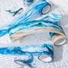 40mm*2m Ocean Wave Theme PET Tape INS Masking Adhesive Creative Decor Scrapbook supplies DIY Planner office stationery Stickers 5