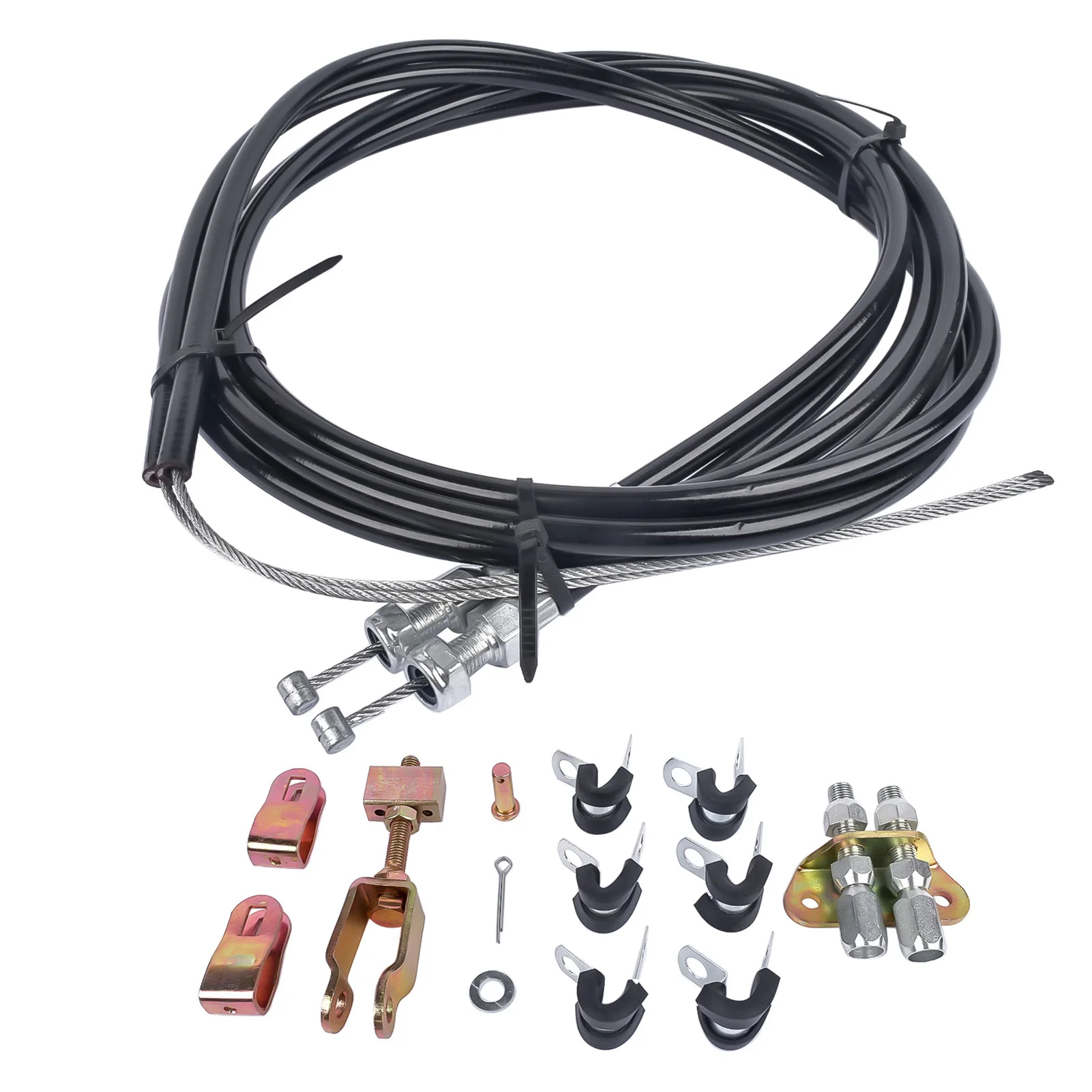Parking Brake Cable 330-9371 Emergency Brake Cable Line Kit Universal for Internal Drum Parking Assemblies Brakes