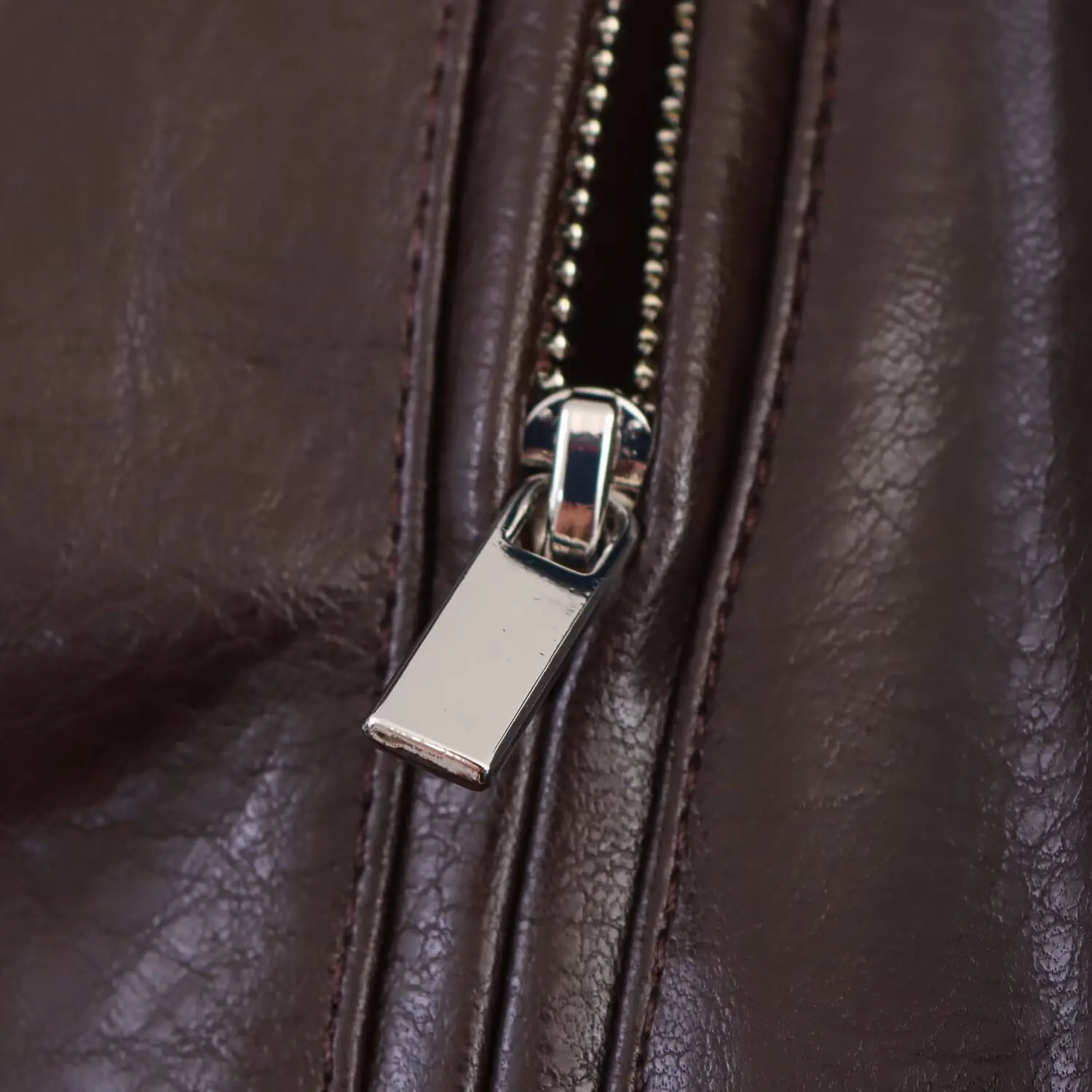 Women's Casual Fashion Simple Short Jacket Autumn Winter Female Coffee Collor Long-Sleeved Faux Leather Bomber Jacket Streetwear