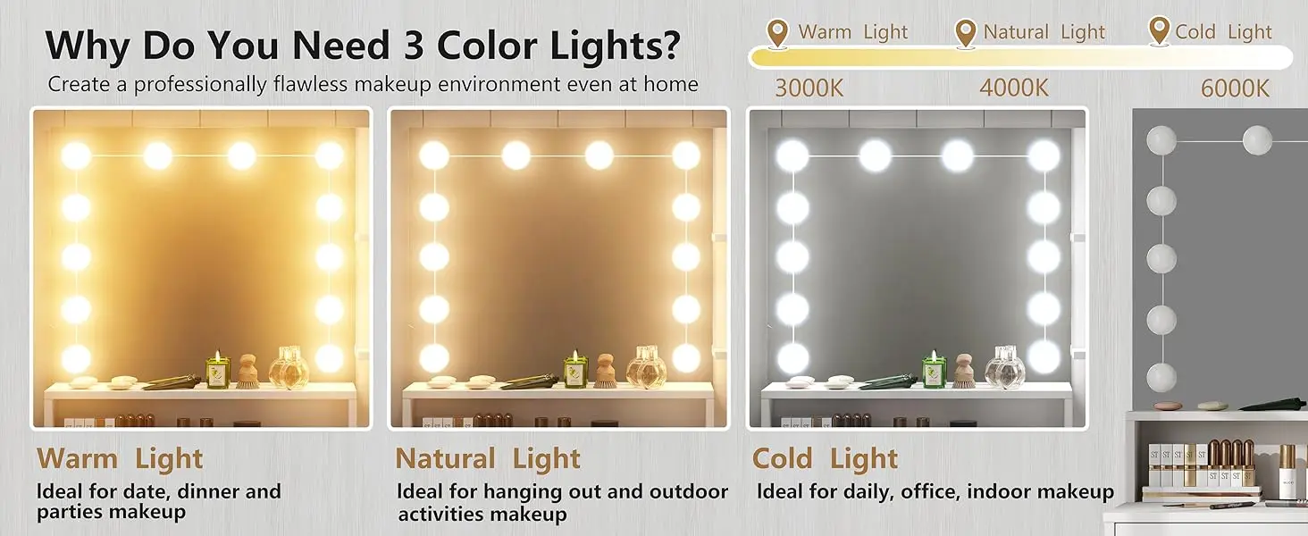 Furniouse Vanity Desk