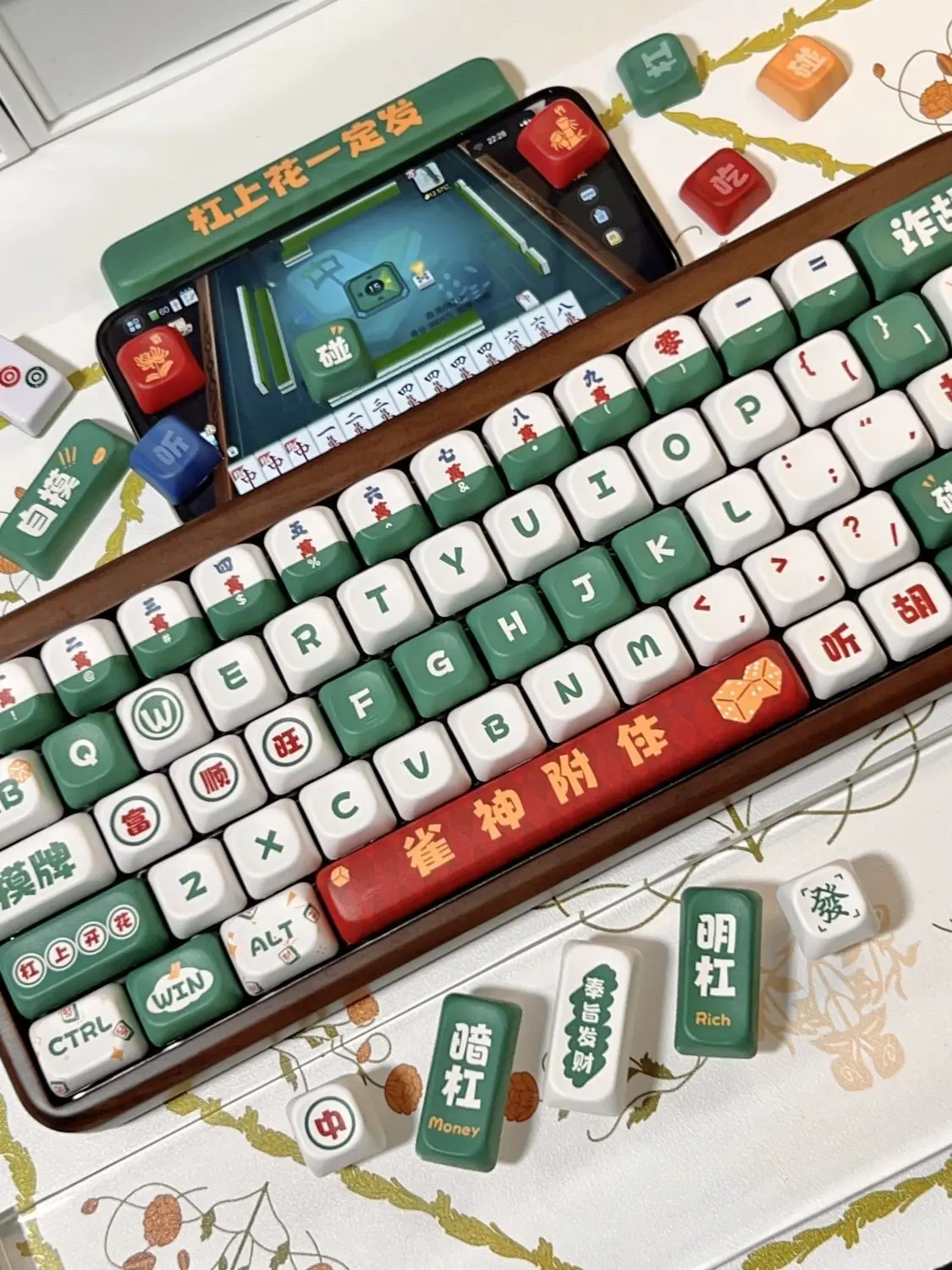 e Cherry, PBT Square Key Cap, sublimação
