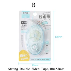 High Viscosity Strong Double - Sided Adhesive Tape for DIY and Office Use, 10m x 8mm (B)
