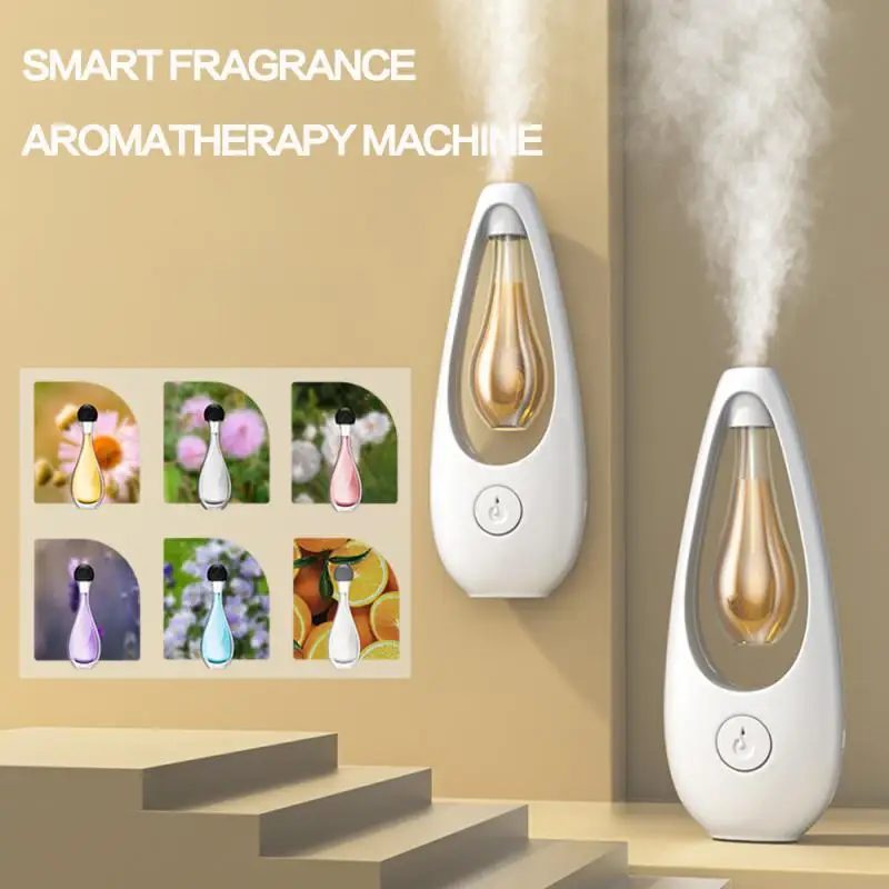 

50ML Fragrance Essential Oil Aromatherapy Machine Air Freshener Spray For Living Room Bedroom Toilet Rechargeable Aroma Diffuser