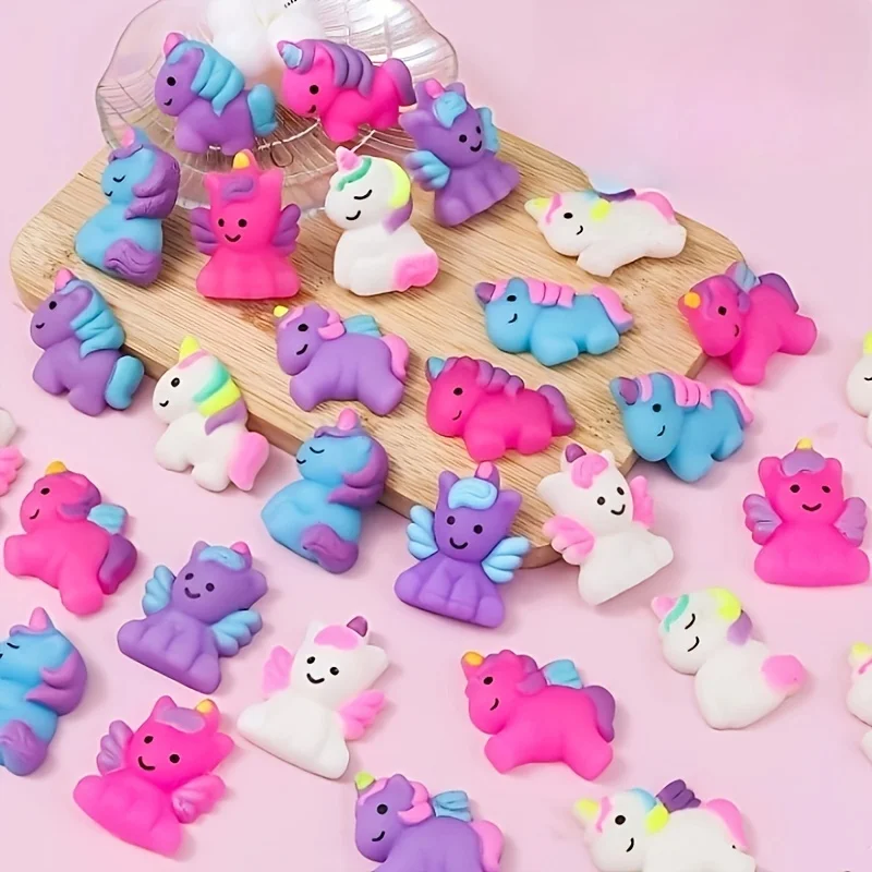 1/12 Unicorn Kawaii Squishies Mochi Squishy Toys Stress Relief