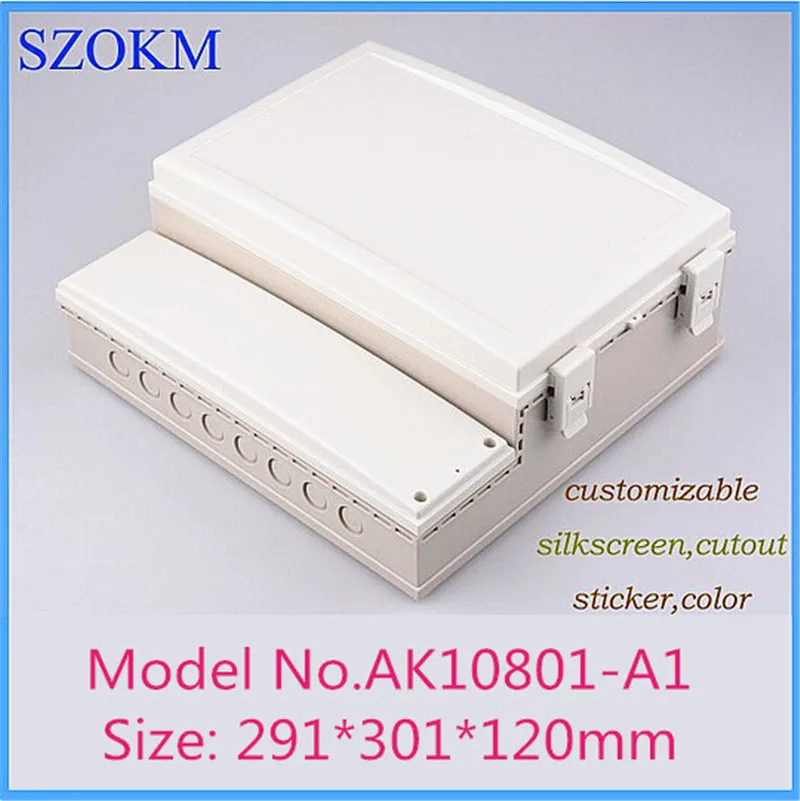 

SZOMK Brand Waterproof Enclosure ABS Plastic Housing Wire Junction Box Instrument Case IP68 MODEL AK10801 SIZE 291X301X120MM