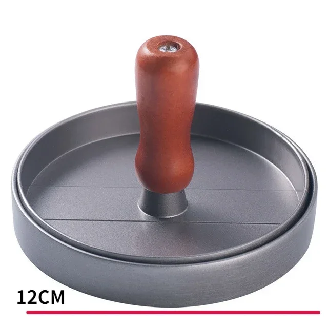 Burger Press Non-Stick Hamburger Patty Maker with Wax Paper Aluminum for Kitchen BBQ Grill