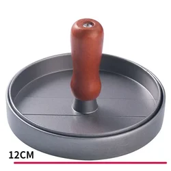 Premium Non-Stick Burger Press with Wax Paper for Perfectly Shaped Patties (A)
