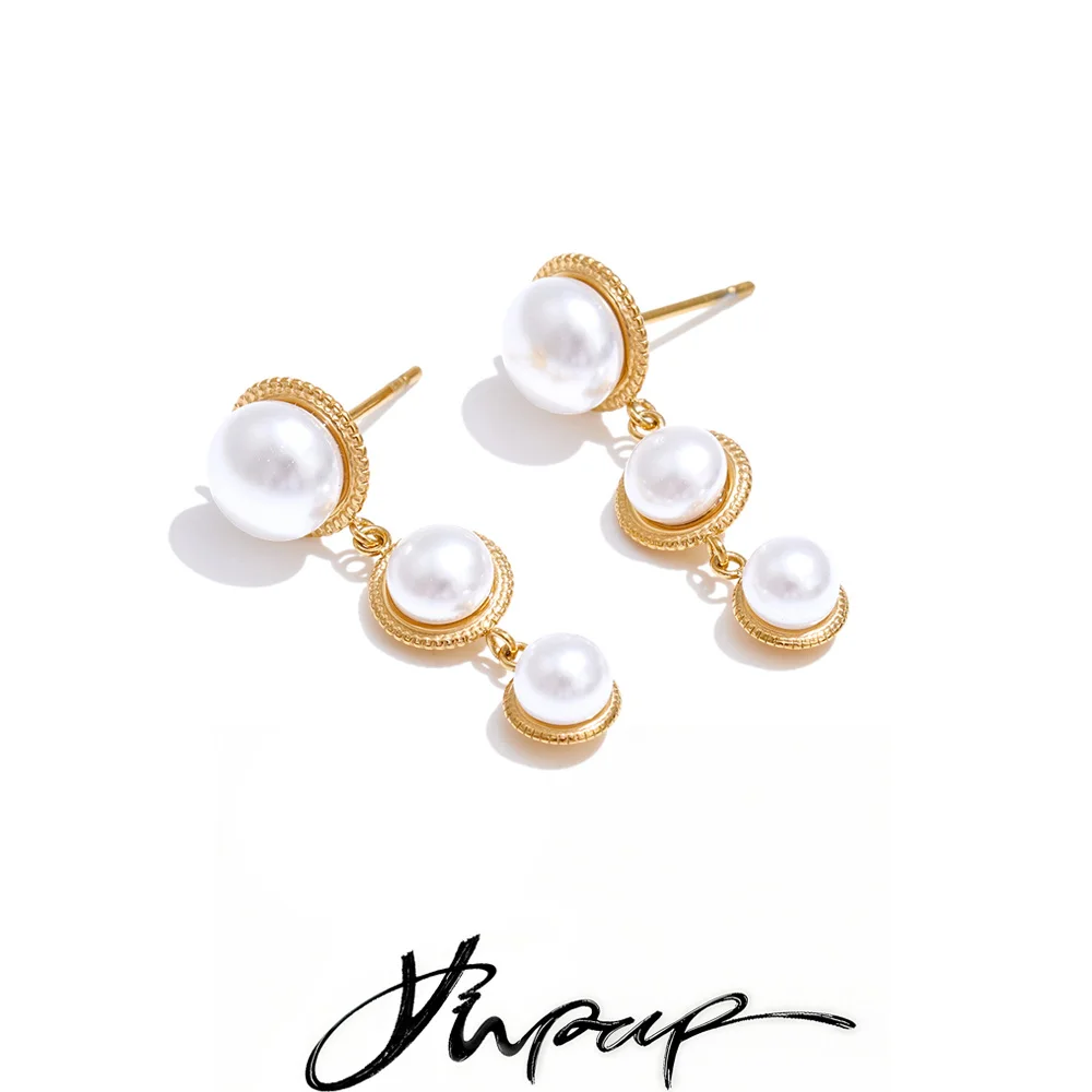 Yhpup Earrings Small Drop Dangle Daily Wear