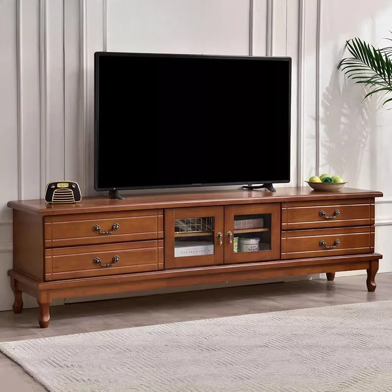 Intrattenimento Film Supporti TV Soggiorno Camino Monitor Cassettiere Supporti TV Lusso Nordico Classificazione Mobili in legno Muebles - immagine 4