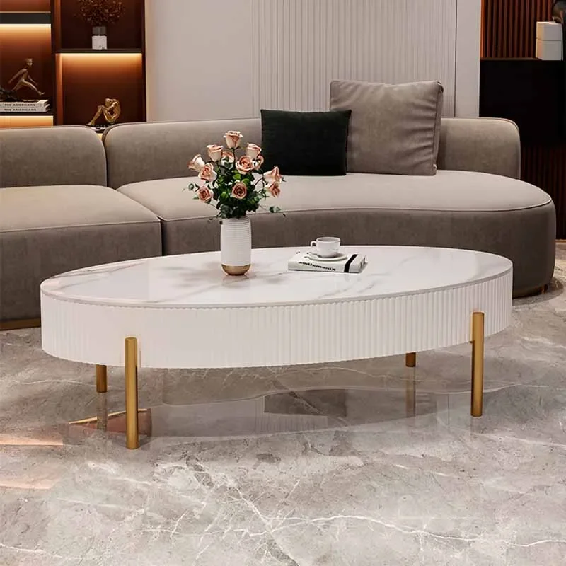 

Luxury Coffee Tables White Marble Nordic Living Room Center Floor Coffee Tables Dining Tavolino Da Salotto Nordic Furniture