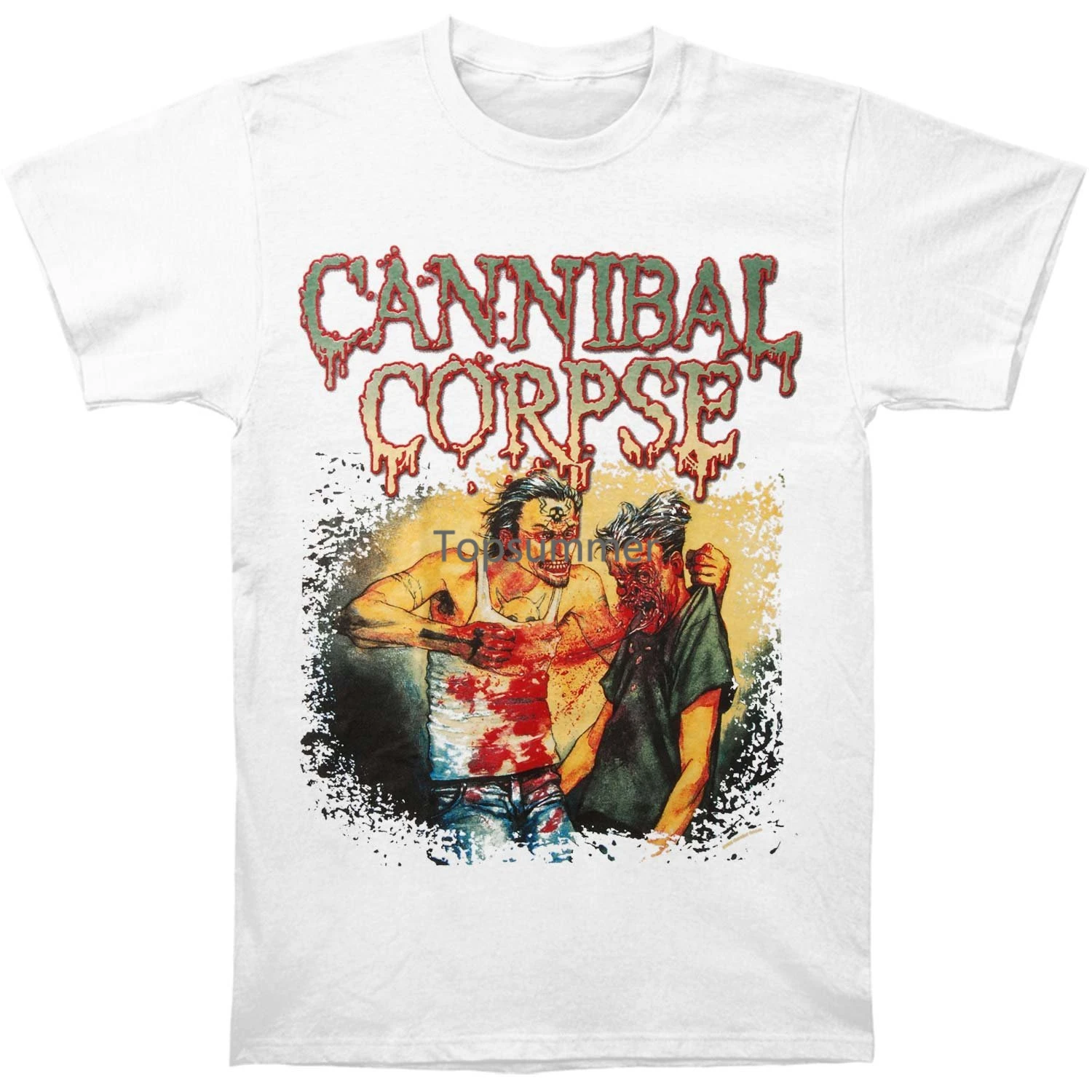 

Cannibal Corpse Men'S T-Shirt White Funny T Shirt Men Tee Shirt Homme Men Funnytop Quality 2017 New Brand Men'S Plus Size