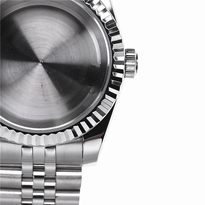 Watch Case 36mm 40mm Steel Watch Case For Nh35a Nh36 Movement