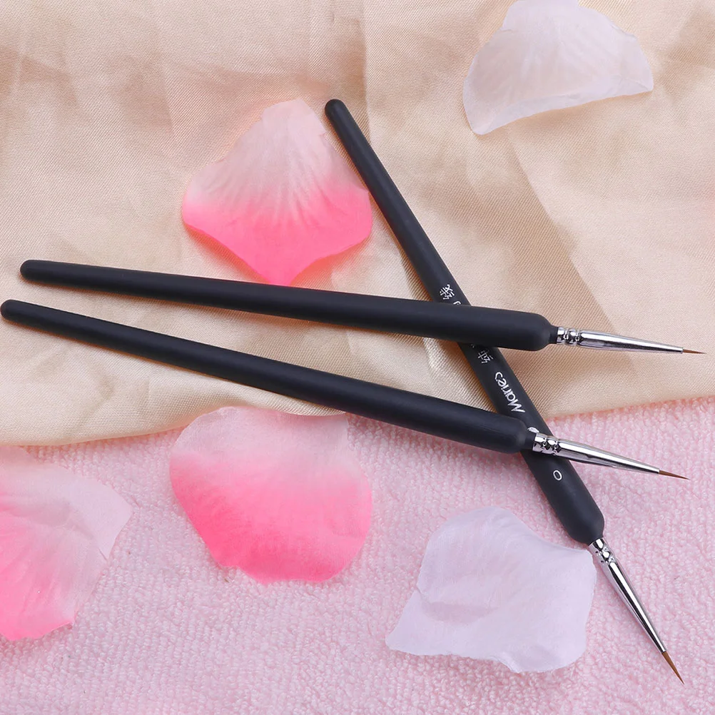 

6 Pcs Langhao Hook Line Pen Ink Pens Miniature Paint Watercolor Brush Eyeliner Drawing Detail Painting Wooden