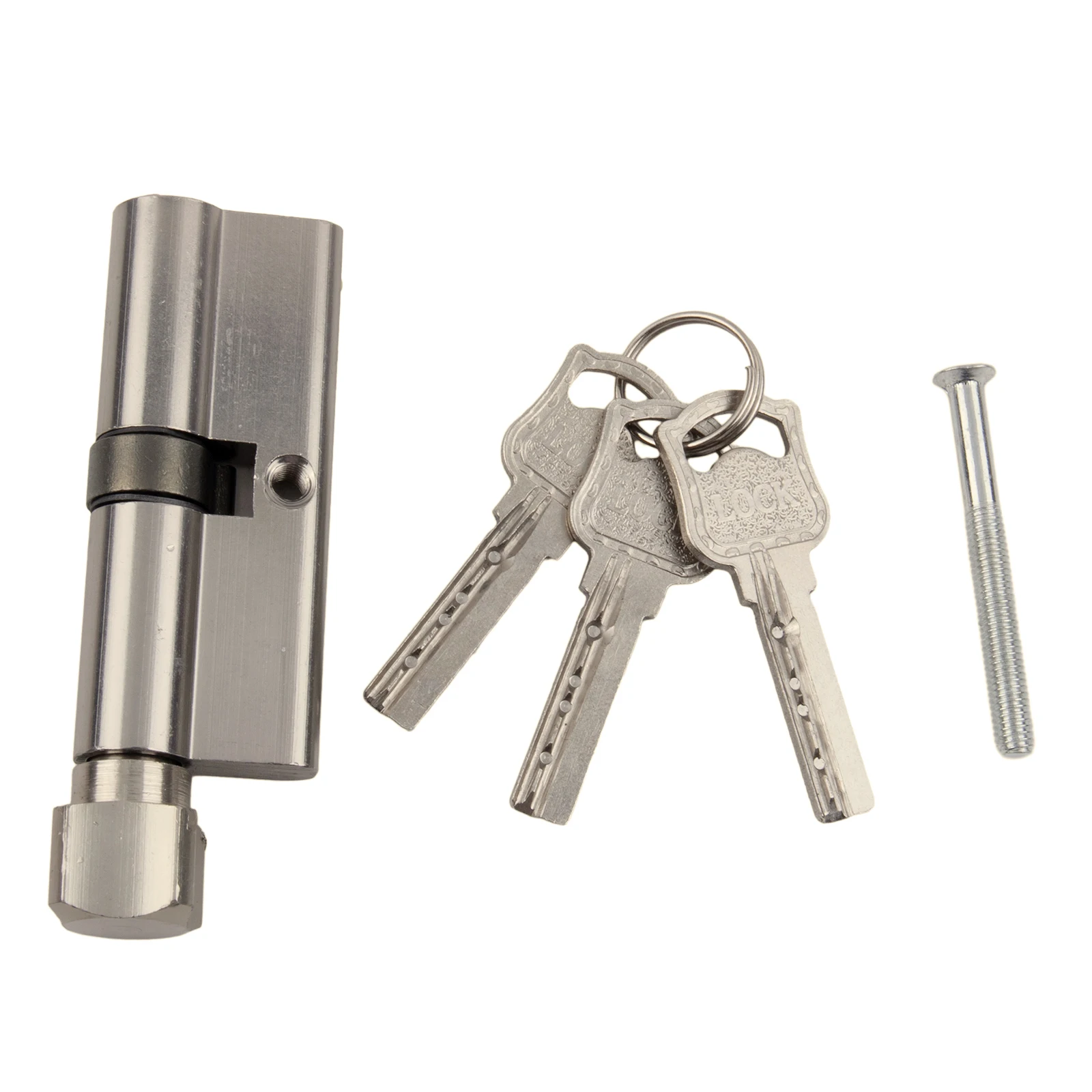 Door Lock Cylinder Universal 70 With 3 Keys Indoor Wooden Anti-Theft Entrance Brass Lengthened Core