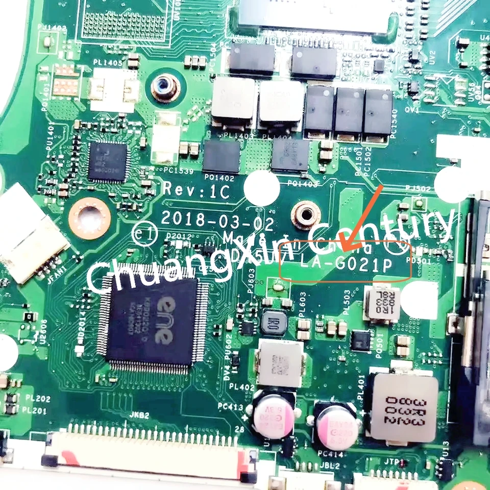For Acer Nitro 5 AN515-42 Laptop Motherboard LA-G021P wit