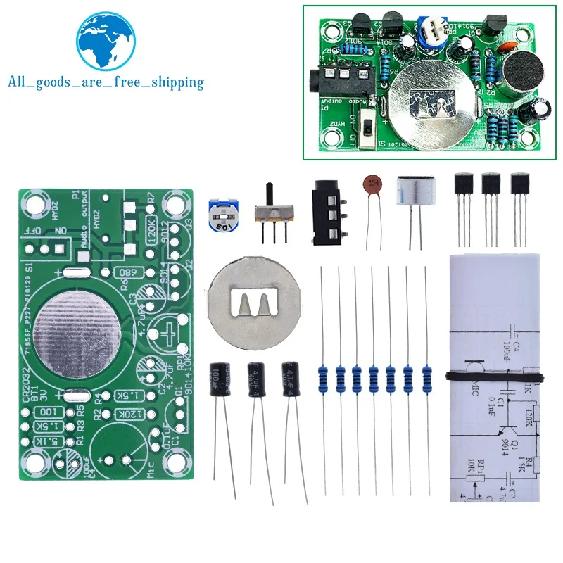 DIY Electronic Audio Amplifier Kit for Educational Projects and Enthusiast Use