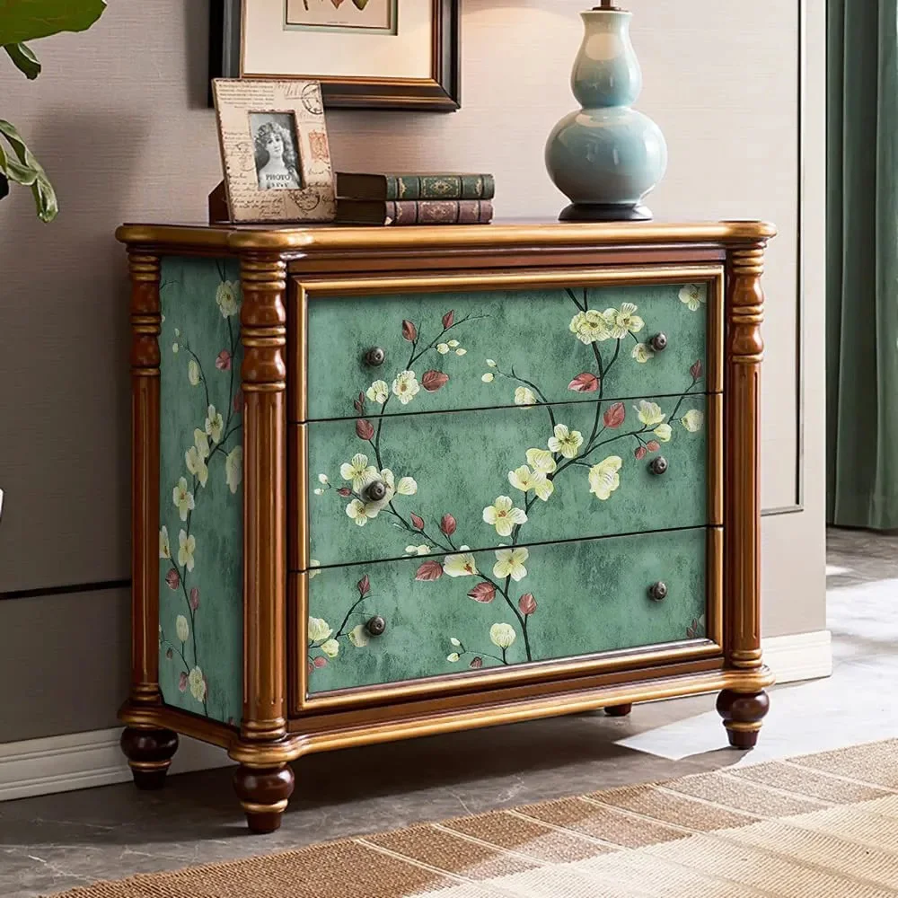 Floral Grey Peel and Stick Wallpaper Flower Self Adhesive Roll Waterproof Removable Contact Paper Furniture Table Renovate Decor 2