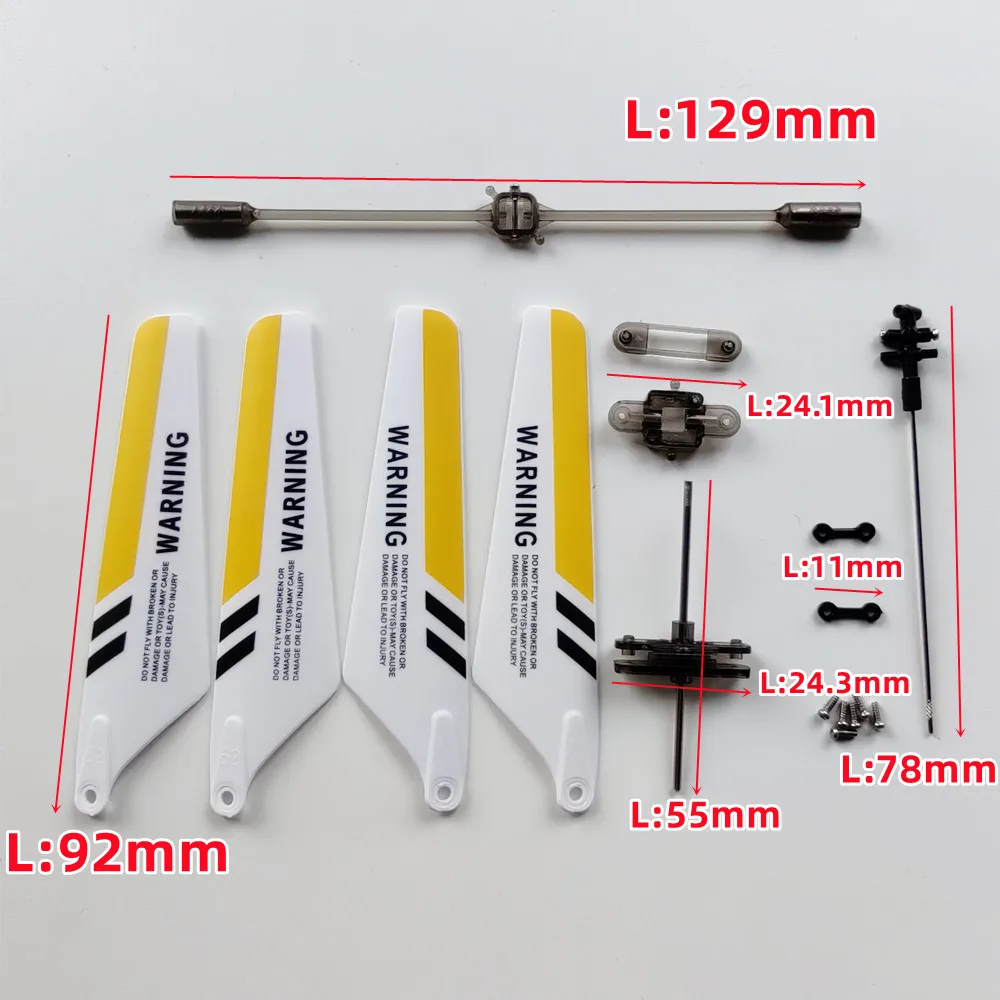 Mini hélicoptère RC S105G en vol, lumières LED, jouet enfant 3 canaux pas cher