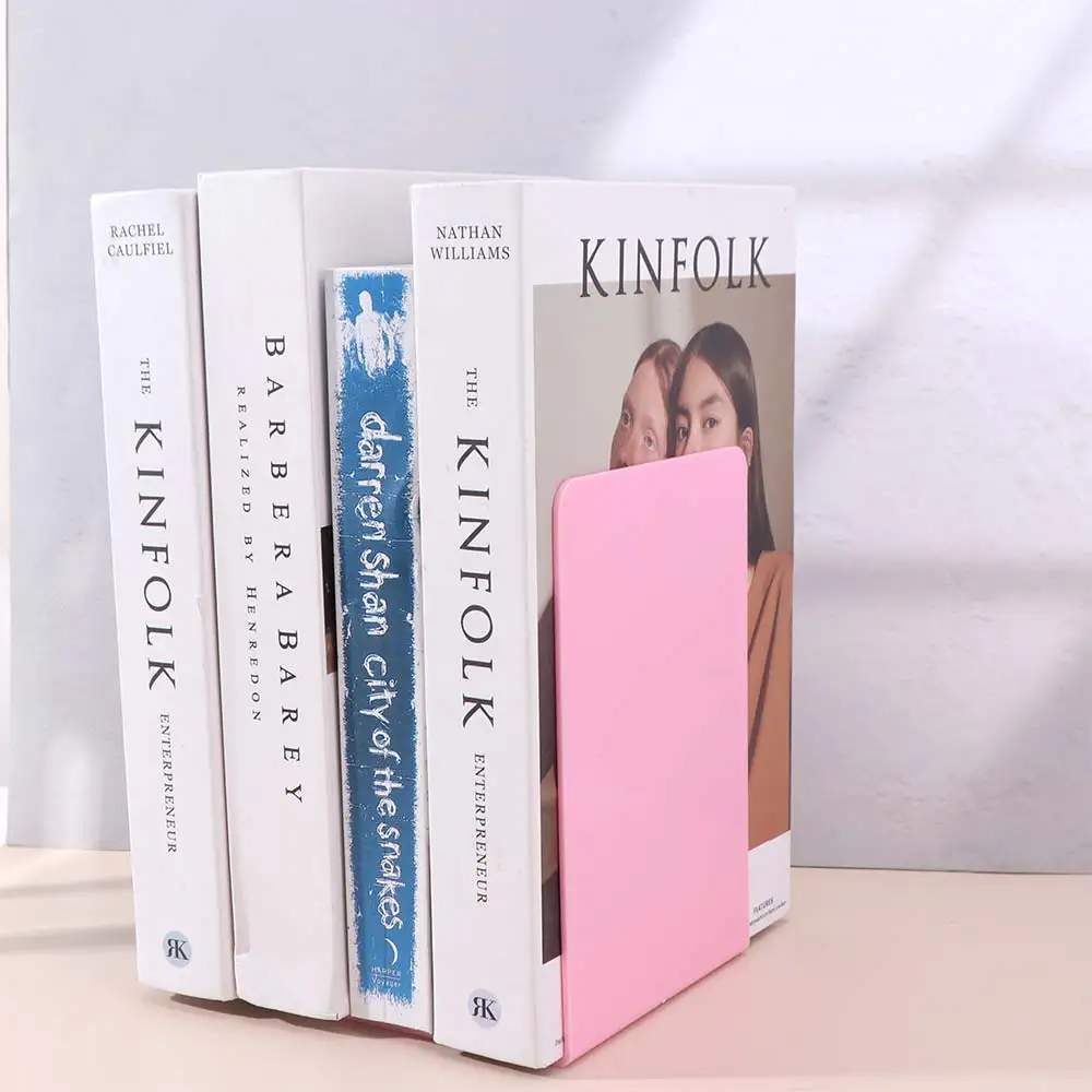 Organizzatore da Scrivania a Forma di L, Supporto per Libri INS Durevole, Espositore Semplice per Libri, Scaffale Porta Libri - immagine 2