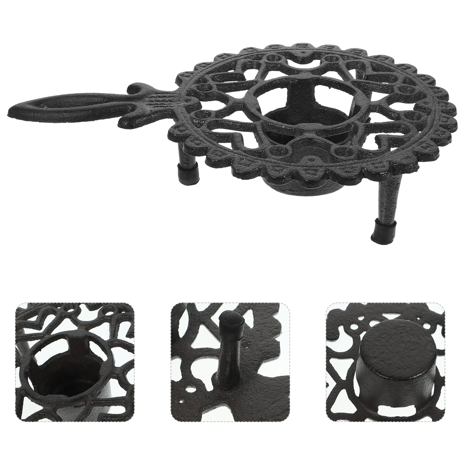 

Tea Making Small Stove Teapot Warming Base Household Iron Holder Tea Warmer