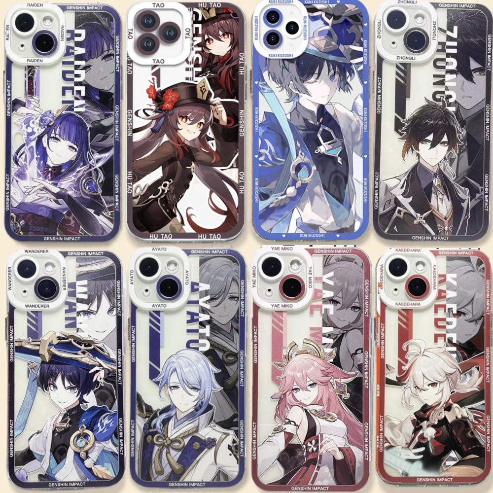 Case For Xiaomi POCO X5 X4 X3 Pro X3 GT X4 NFC F3 M3 M4 Mi 11 Lite 5G NE 11T Pro cover Genshin Impact Wanderer Hu Tao