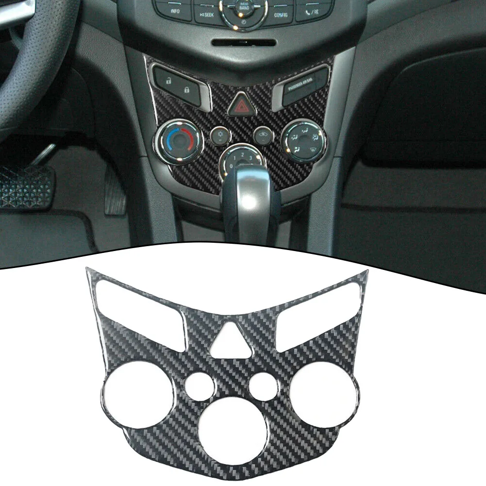 

Обшивка, климатический контроль, углеродное волокно, автомобильная внутренняя часть, климатический контроль для Chevrolet, черное углеродное волокно, универсальное