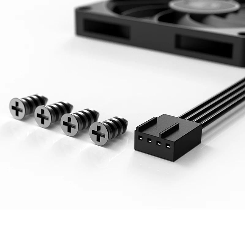 ID-COOLING NO-8010-PWM 800-3000RPM 4PIN PWM Ultra Thin Chassis Fan 8CM PC Fan In