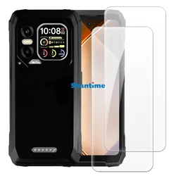 Durable Soft Case with Ultimate Screen Protection - 2 Pack Tempered Glass for Blackview Xplore 1 (Black)