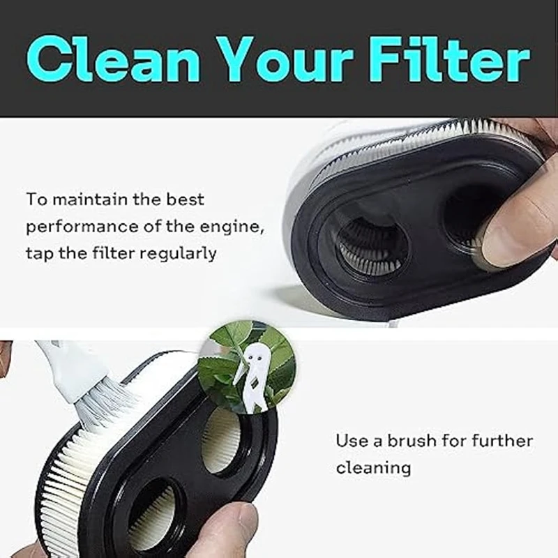 4Pcs 593260 Air Filter For Briggs And Stratton 550Ex 675Exi 725Exi Series, 798452 Air Cleaner Filter 2