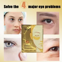 

Crystal Collagen Gold Eye Mask Anti-Aging Dark Circles Acne Beauty Patches for Eye Skin Care Cosmetics Nano Gold Foil