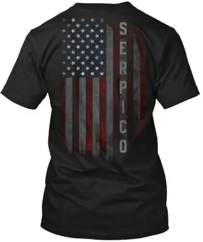 

Футболка с американским флагом Serpico Family, Сделано в США, размер от S до 5XL