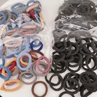 50PCS/Set New Women Girls Candy Colors Nylon Basic Scrunchie Hair Tie Ponytail Hold Hair Rubber Bands Fashion Hair Accessories - Image 3