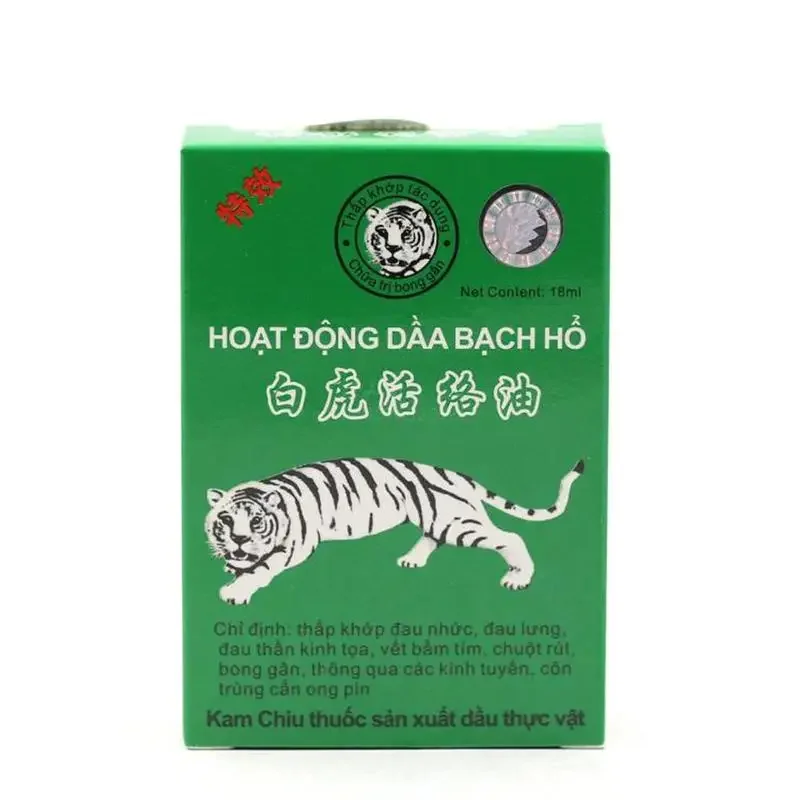 18ml White Tiger Balm Oil Shoulder Osteoarthritis Bone Spurs Cervical Spondylosis Pain Relief Rheumatic Pain Leg Frozen