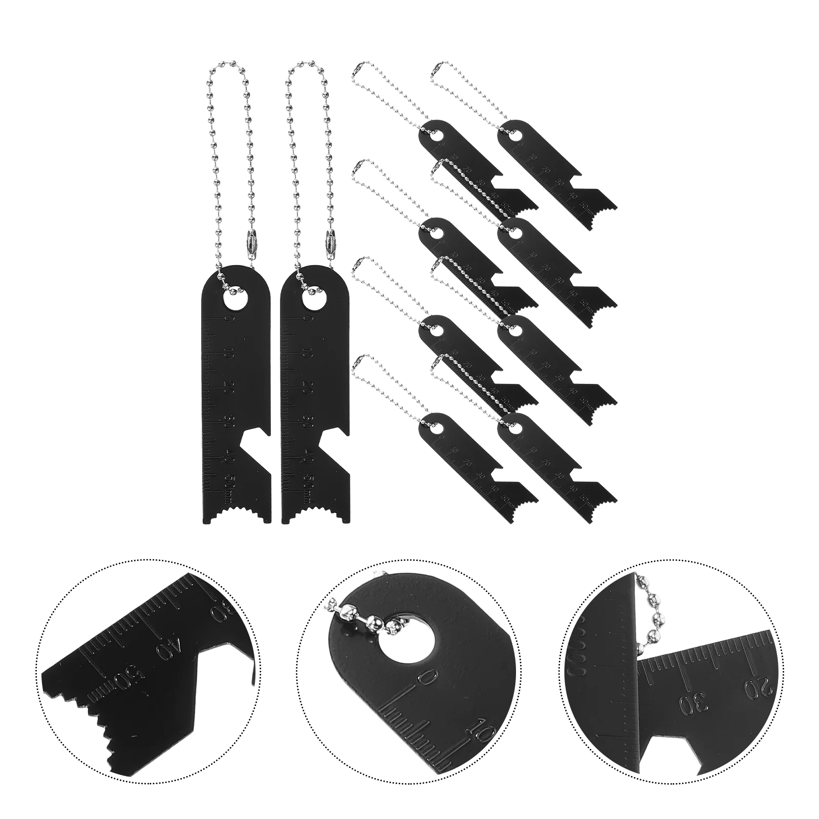 

Camping Hiking Flint Scraper Fire Lighters Flint Stones Drawknives Multi-use Outdoor Rulers Outdoor Survival Tools