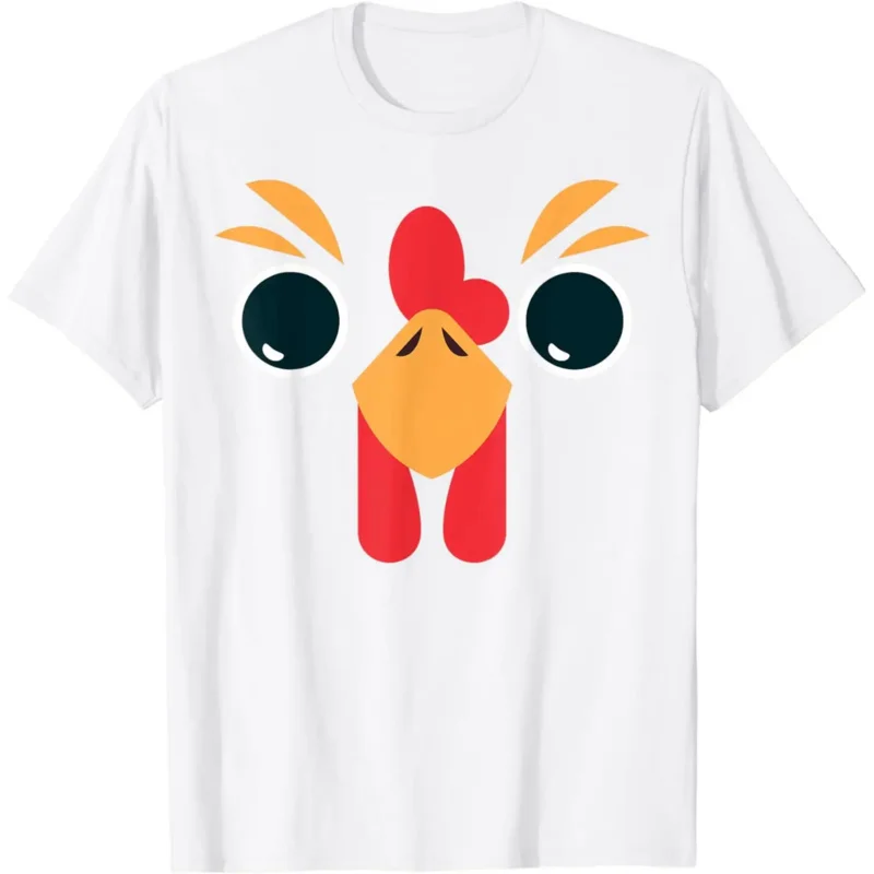 

Custom Printed Shirts Unisex Clothing Tops Chicken Outfit House Chicken Costume - Chicken Halloween T-Shirt men clothing zero