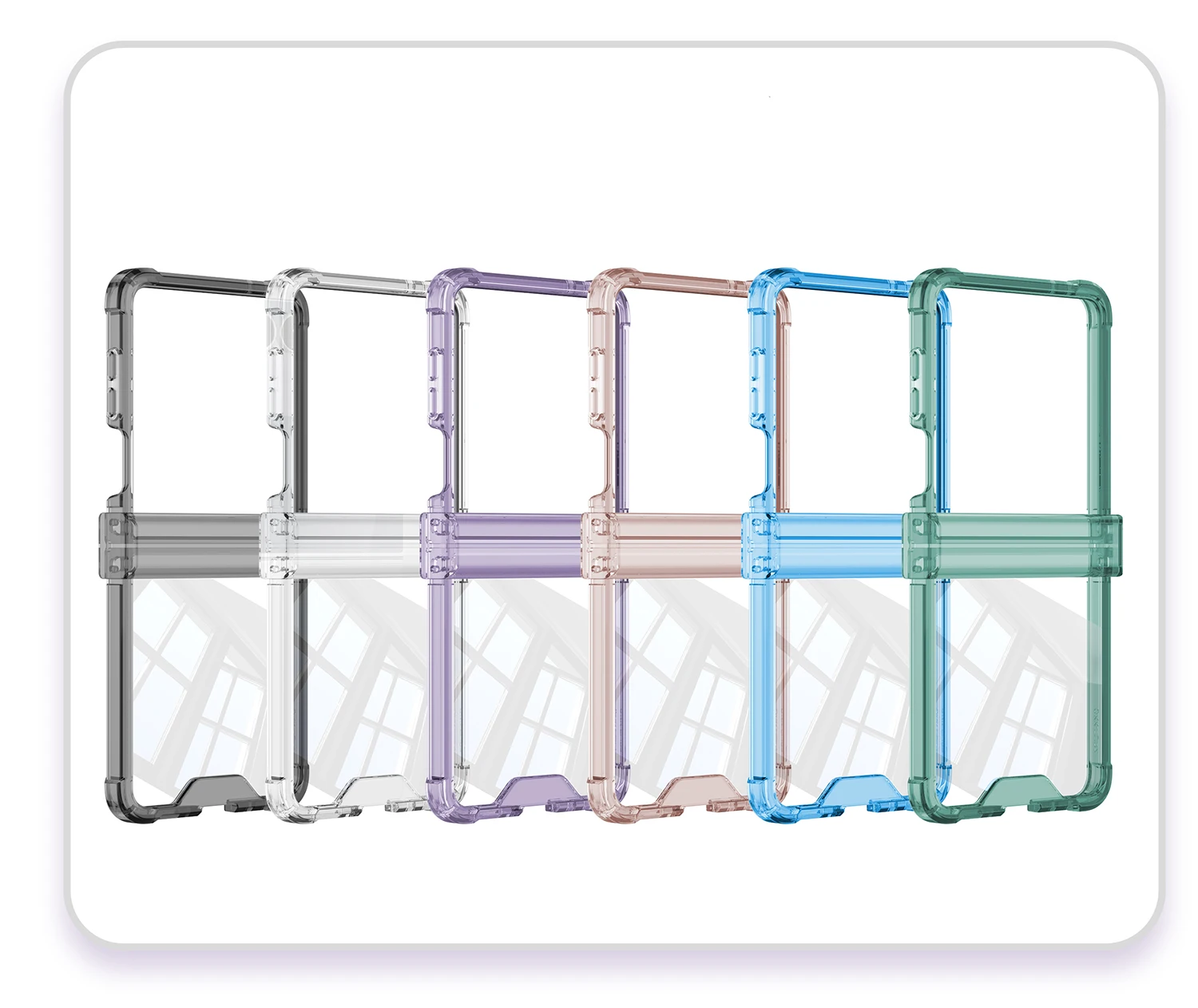 Silicone Airbag Bumper Soft Case for Samsung Galaxy Z Flip 7 6 5 Case Hinge Prot