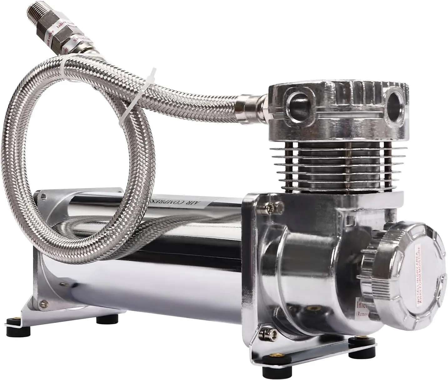 Luftfederungs-Luftkompressor, 200–300 W, 200 PSI, 50 l, Hochleistungs-Luftkompressor, 23 Ampere, für Autohupen, Luftfederungssystem – Detail 3