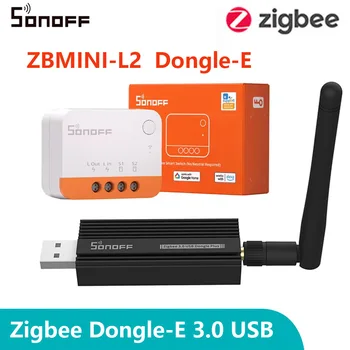 SONOFF Zigbee Dongle-E Zigbee Gateway Bridge Hub tramite eWelink ZBMINI-L2 Extreme Zigbee 3.0 NESSUN filo neutro richiesto Smart Switch