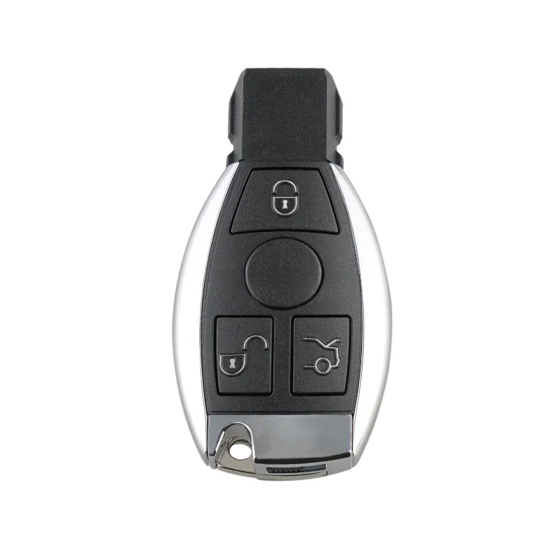 3 Knopen Auto Remote Sleutelhanger Case Blade Vervanging Remote Key Fob Case Cover Voor Mercedes Benz Bga A B C E S Klasse