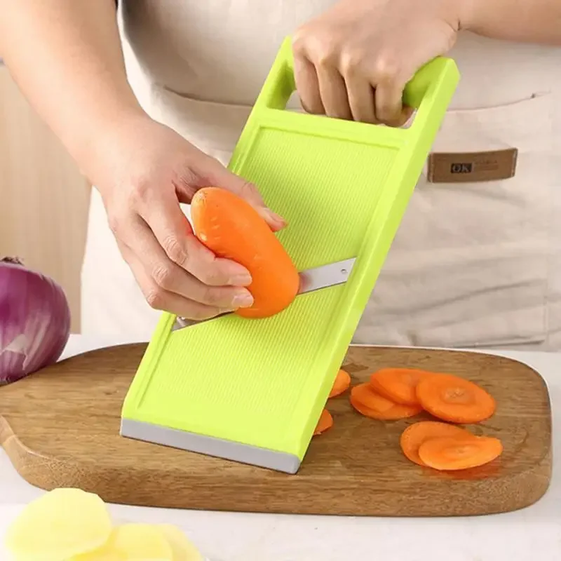 Vegetable Cutter Multifunctionele Vegetable Cutter With Steel Blade Mandoline Slicer Potato Peeler Carrot Cheese Grater Kitchen Accessories Tools