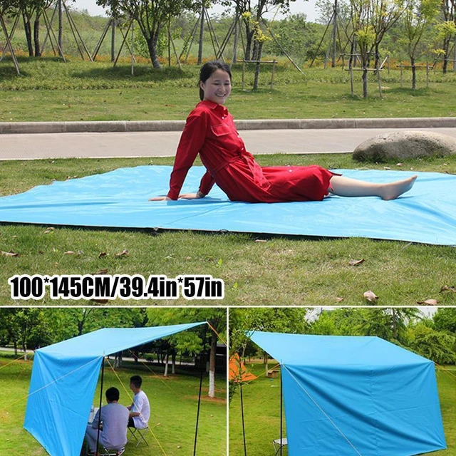 Waterproof Camping Tent Tarp Sun Shade Shelter Picnic Pad Beach Mat Hammock  Tarp