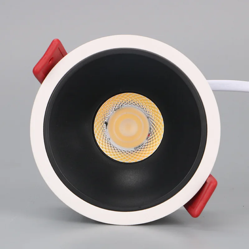 초박형 임베디드 스포트라이트 Zigbee 스마트 상업용 LED 천장 램프, 메인 램프 없이 각도 조절 가능