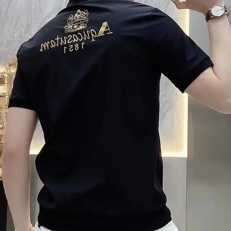 Men Casual Short Sleeved Shirt Spring Summer
