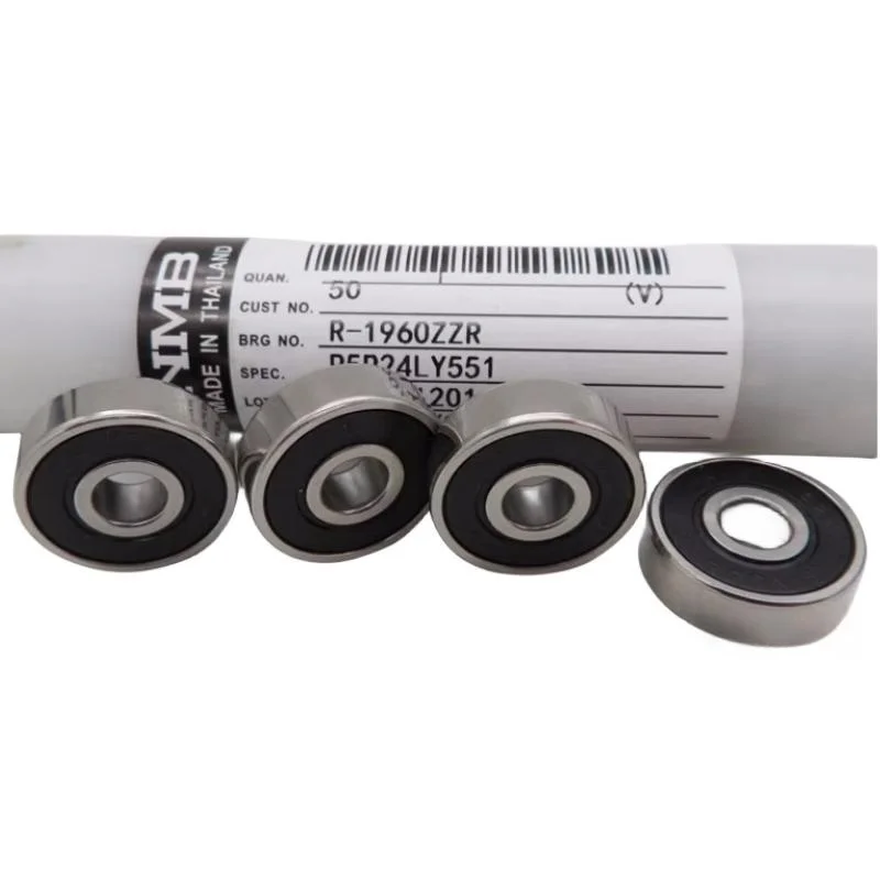 Original Nmb Minebea High Velocidade Bearing Rolamento de Esferas em Miniatura de Precisão R1960dd 6x19x6 mm 6262rs 626x19x6 20 Pcs 100 Pcs