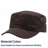 Casual Cadet Hat Man Flat Top Caps Fashion Cotton Visor Hats Summer Autumn Vintage Army Hats Adult Dad Hat Unisex Baseball Cap - Image 6