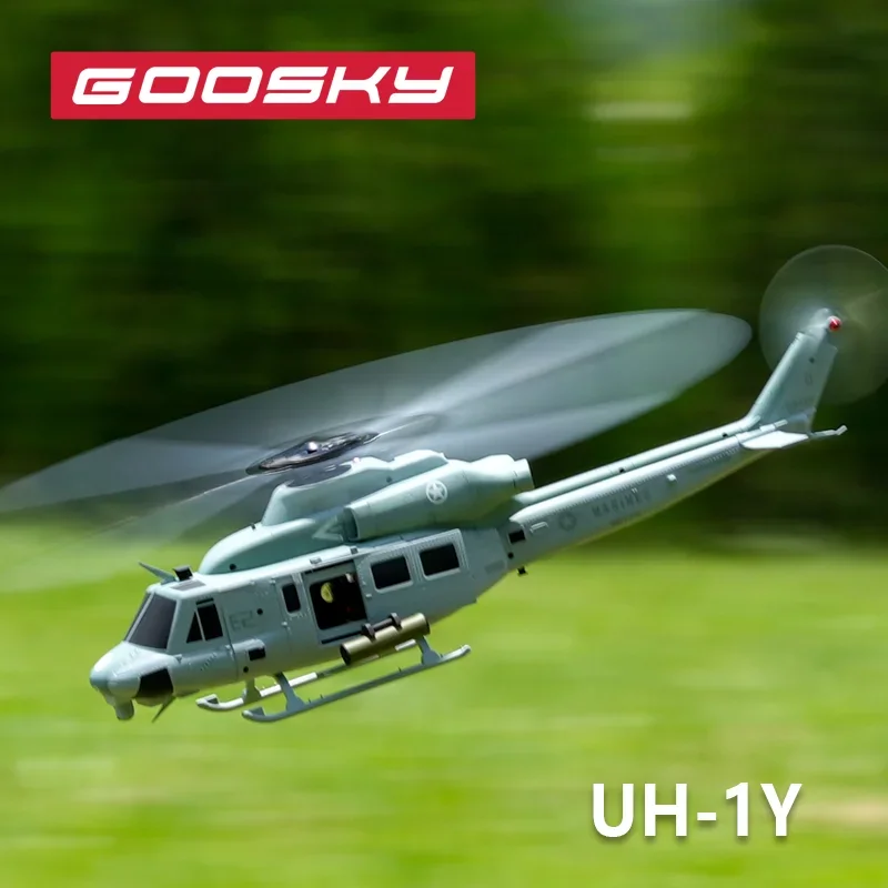 ラジコン　ヘリコプター　新型　Goosky E2 UH-1Y GPS搭載 NEW GOOSKY E2 RC Helicopter 1:35 UH-1Y Scale 2.4G 6CH Dual