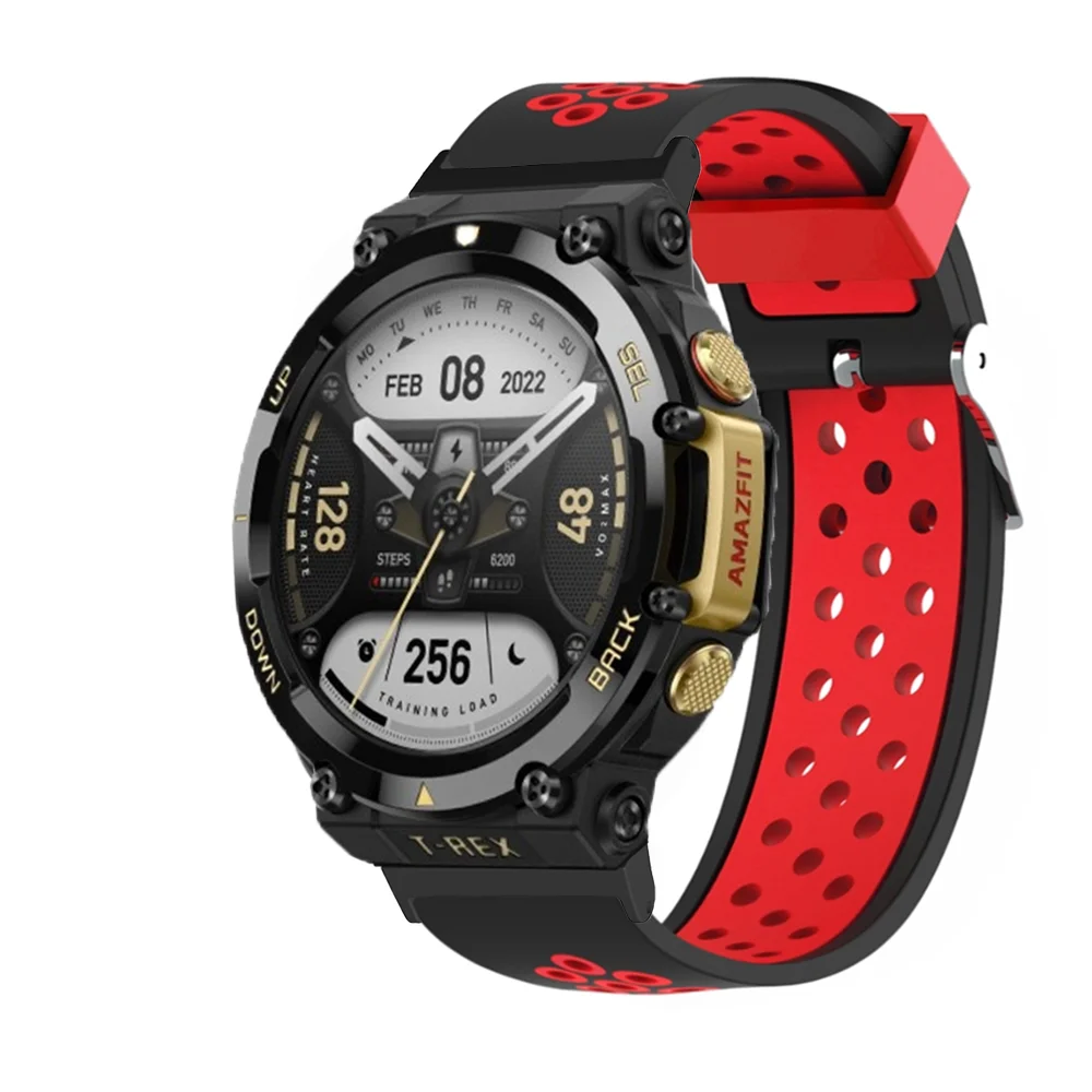 Correa De Reputo Para Reloj Huami Amazfit T Rex 2, Correa Ajustable, Suave Y Lavable