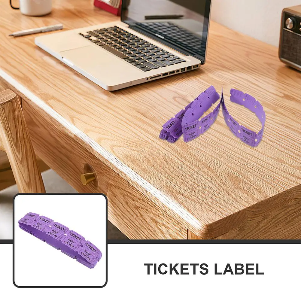200 Pcs Raffle Ticket Paper Tickets Bulk Event Concert Party for Classroom Events 3